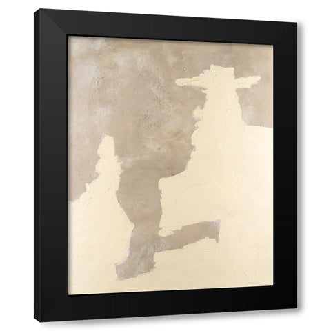 Playa II Black Modern Wood Framed Art Print with Double Matting by Willett, Michael