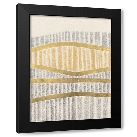 Pasture Bales I Black Modern Wood Framed Art Print with Double Matting by Lam, Vanna