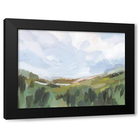 Soft And Dreamy Fields I Black Modern Wood Framed Art Print by Barnes, Victoria