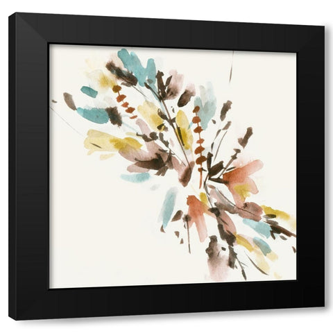 Harvest Bouquet I Black Modern Wood Framed Art Print by Wang, Melissa