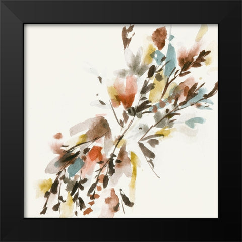 Harvest Bouquet II Black Modern Wood Framed Art Print by Wang, Melissa