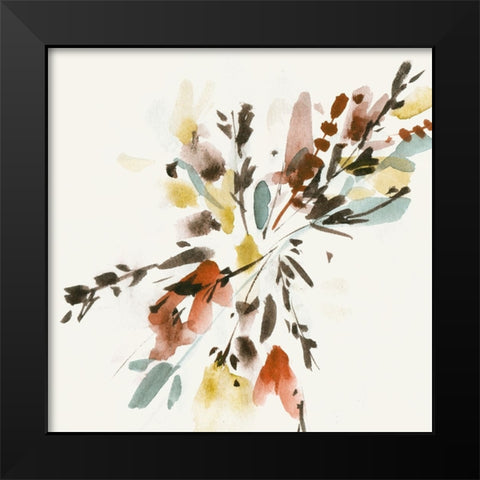 Harvest Bouquet VI Black Modern Wood Framed Art Print by Wang, Melissa