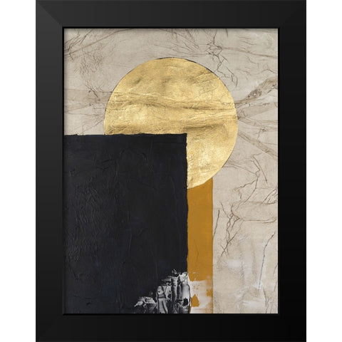 Adorned Geometric I Black Modern Wood Framed Art Print by Willett, Michael