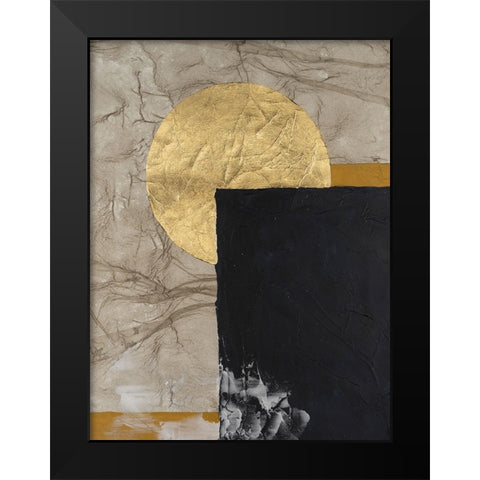 Adorned Geometric II Black Modern Wood Framed Art Print by Willett, Michael