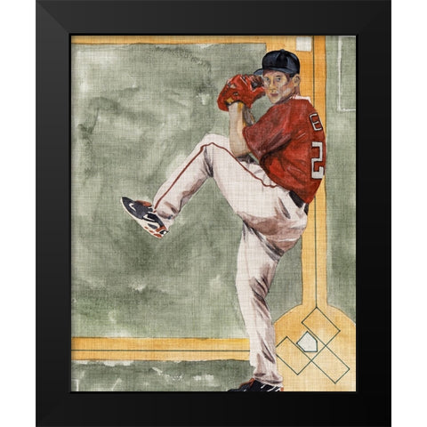 Playing Field II Black Modern Wood Framed Art Print by Wang, Melissa