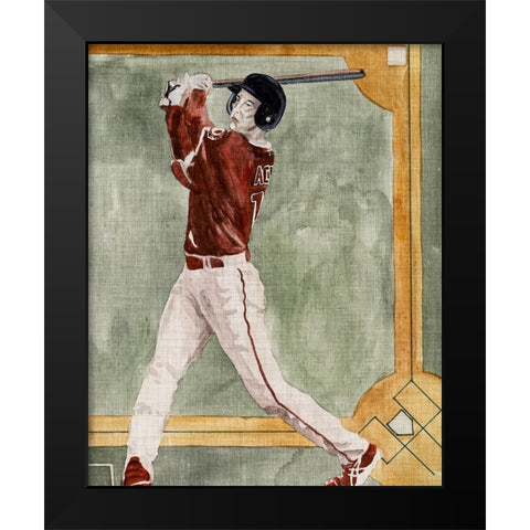 Playing Field IV Black Modern Wood Framed Art Print by Wang, Melissa