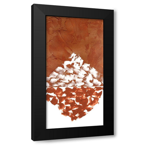 Hued Plaster II Black Modern Wood Framed Art Print by Willett, Michael