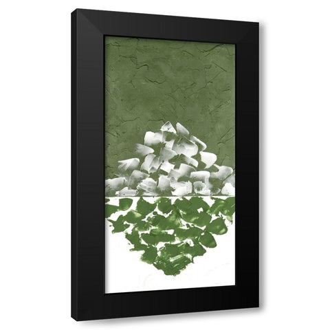 Hued Plaster III Black Modern Wood Framed Art Print by Willett, Michael