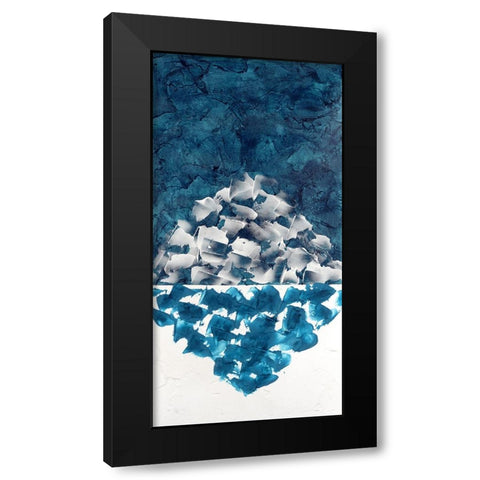 Hued Plaster IV Black Modern Wood Framed Art Print by Willett, Michael