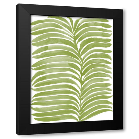 Kelp Block Silhouette I Black Modern Wood Framed Art Print by Moore, Regina