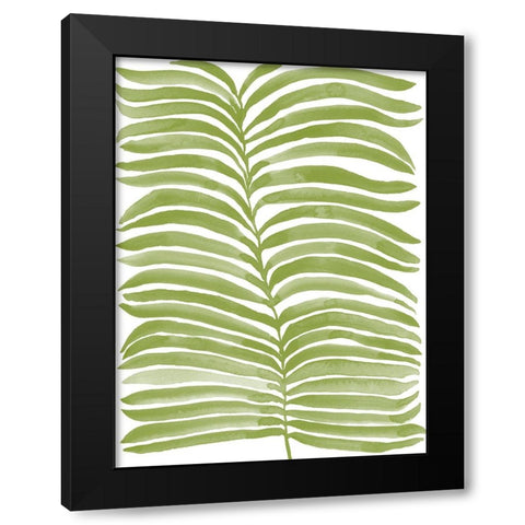 Kelp Block Silhouette II Black Modern Wood Framed Art Print by Moore, Regina