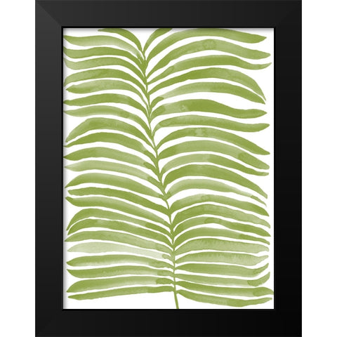 Kelp Block Silhouette II Black Modern Wood Framed Art Print by Moore, Regina