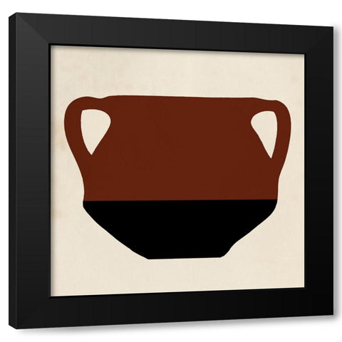 Clay Pot II Black Modern Wood Framed Art Print by Saunders, Alonzo