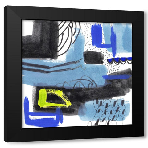 The Sierra I Black Modern Wood Framed Art Print by Wang, Melissa