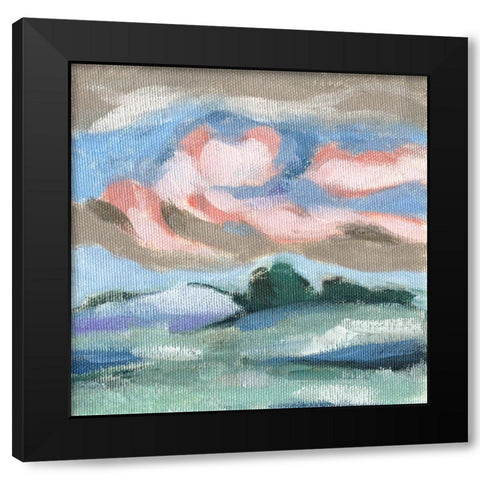 Distant Sky I Black Modern Wood Framed Art Print by Wang, Melissa