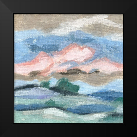 Distant Sky II Black Modern Wood Framed Art Print by Wang, Melissa