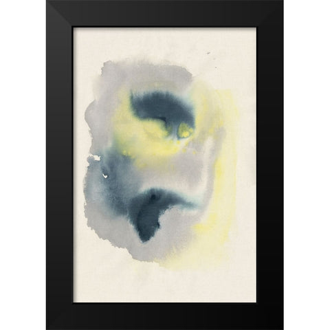 Sulphur Sapphire I Black Modern Wood Framed Art Print by Lam, Vanna