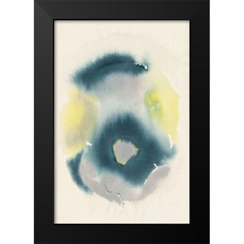 Sulphur Sapphire II Black Modern Wood Framed Art Print by Lam, Vanna