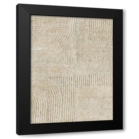 Sandstone Pastures I Black Modern Wood Framed Art Print with Double Matting by Willett, Michael