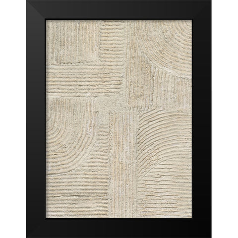 Sandstone Pastures II Black Modern Wood Framed Art Print by Willett, Michael