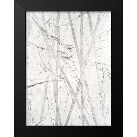 Pewter Forrest I Black Modern Wood Framed Art Print by Lam, Vanna