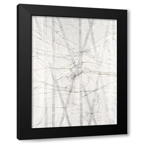 Pewter Forrest II Black Modern Wood Framed Art Print by Lam, Vanna