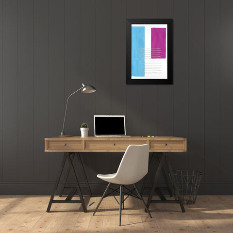 Modulation I Black Modern Wood Framed Art Print by Willett, Michael