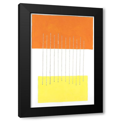 Modulation III Black Modern Wood Framed Art Print by Willett, Michael