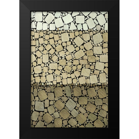 Bedrock I Black Modern Wood Framed Art Print by Saunders, Alonzo