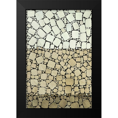Bedrock II Black Modern Wood Framed Art Print by Saunders, Alonzo