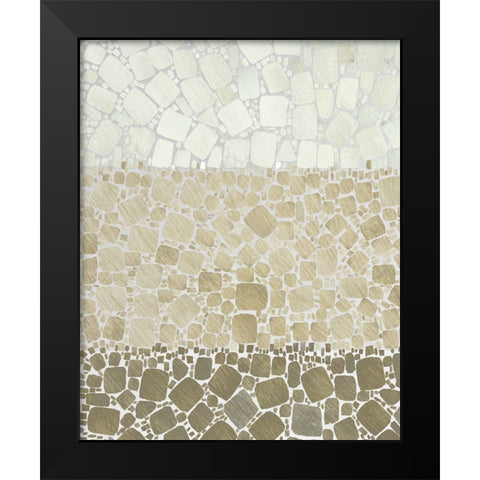 Bedrock III Black Modern Wood Framed Art Print by Saunders, Alonzo