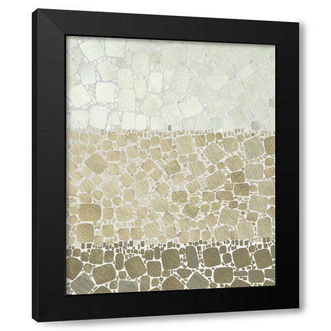 Bedrock IV Black Modern Wood Framed Art Print by Saunders, Alonzo
