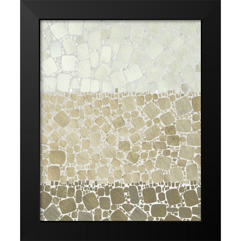Bedrock IV Black Modern Wood Framed Art Print by Saunders, Alonzo