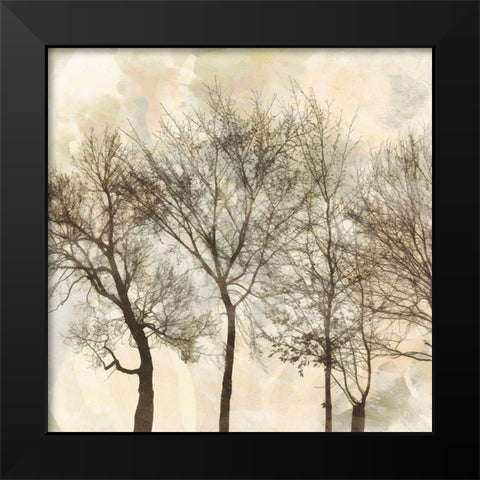 Falls Ending  II Black Modern Wood Framed Art Print by Saunders, Alonzo