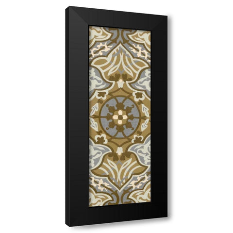 Palladium Tapestry I Black Modern Wood Framed Art Print with Double Matting by Zarris, Chariklia