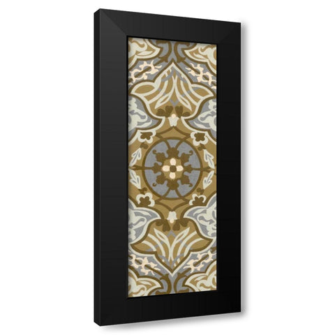 Palladium Tapestry I Black Modern Wood Framed Art Print by Zarris, Chariklia