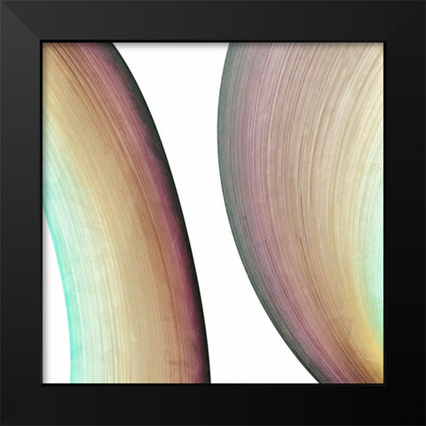 Inner Pathways  II Black Modern Wood Framed Art Print by Saunders, Alonzo