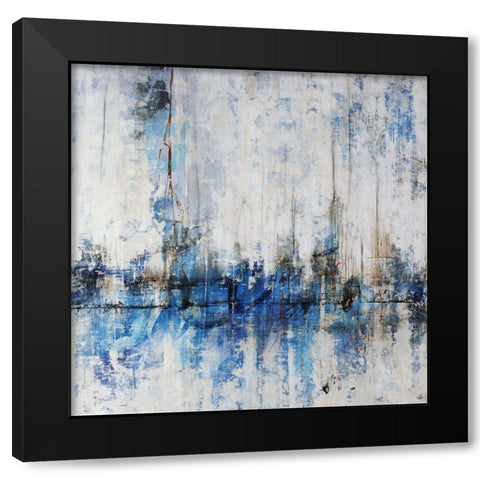 Open Port Black Modern Wood Framed Art Print by Schicker, Joshua