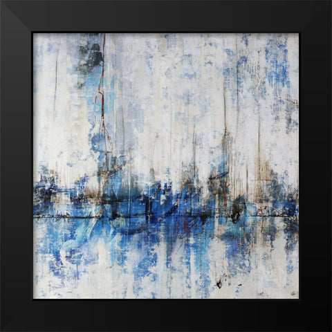 Open Port Black Modern Wood Framed Art Print by Schicker, Joshua