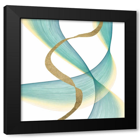 Outer Flow I Black Modern Wood Framed Art Print by Saunders, Alonzo