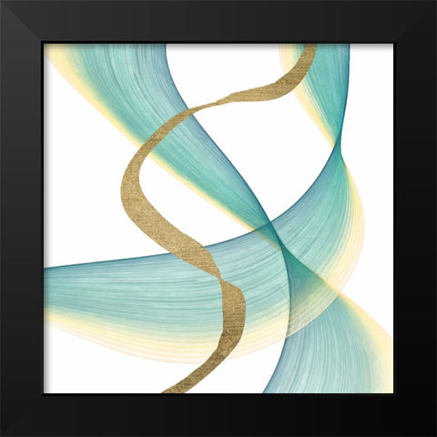 Outer Flow I Black Modern Wood Framed Art Print by Saunders, Alonzo