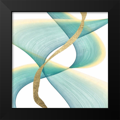 Outer Flow II Black Modern Wood Framed Art Print by Saunders, Alonzo