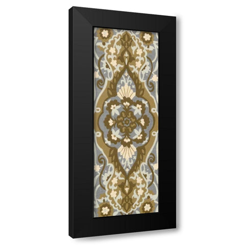 Palladium Tapestry II Black Modern Wood Framed Art Print by Zarris, Chariklia