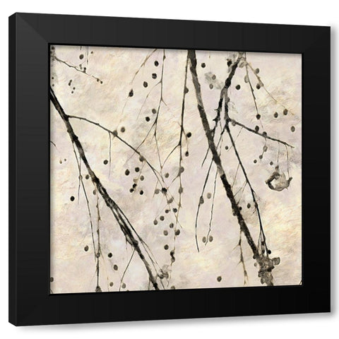 Winter Branches I Black Modern Wood Framed Art Print by Saunders, Alonzo