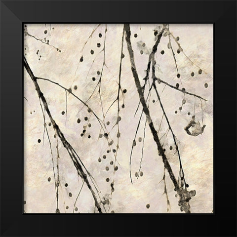 Winter Branches I Black Modern Wood Framed Art Print by Saunders, Alonzo