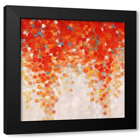 Bubble Gum Ball Black Modern Wood Framed Art Print by Edmunds, Sydney