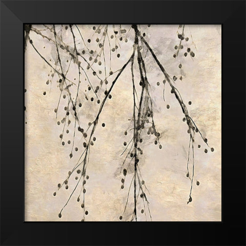 Winter Branches III Black Modern Wood Framed Art Print by Saunders, Alonzo