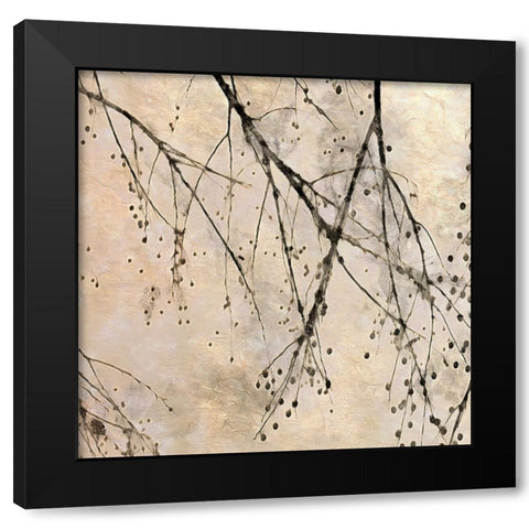 Winter Branches IV Black Modern Wood Framed Art Print by Saunders, Alonzo