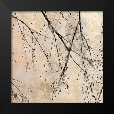 Winter Branches IV Black Modern Wood Framed Art Print by Saunders, Alonzo