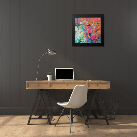 Soulful Sweet Surrender II Black Modern Wood Framed Art Print by Fagan, Dorothy